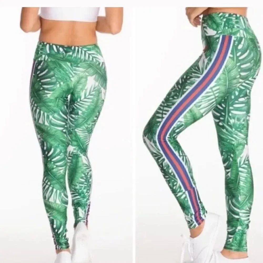 Goldsheep Palm Print leggings  